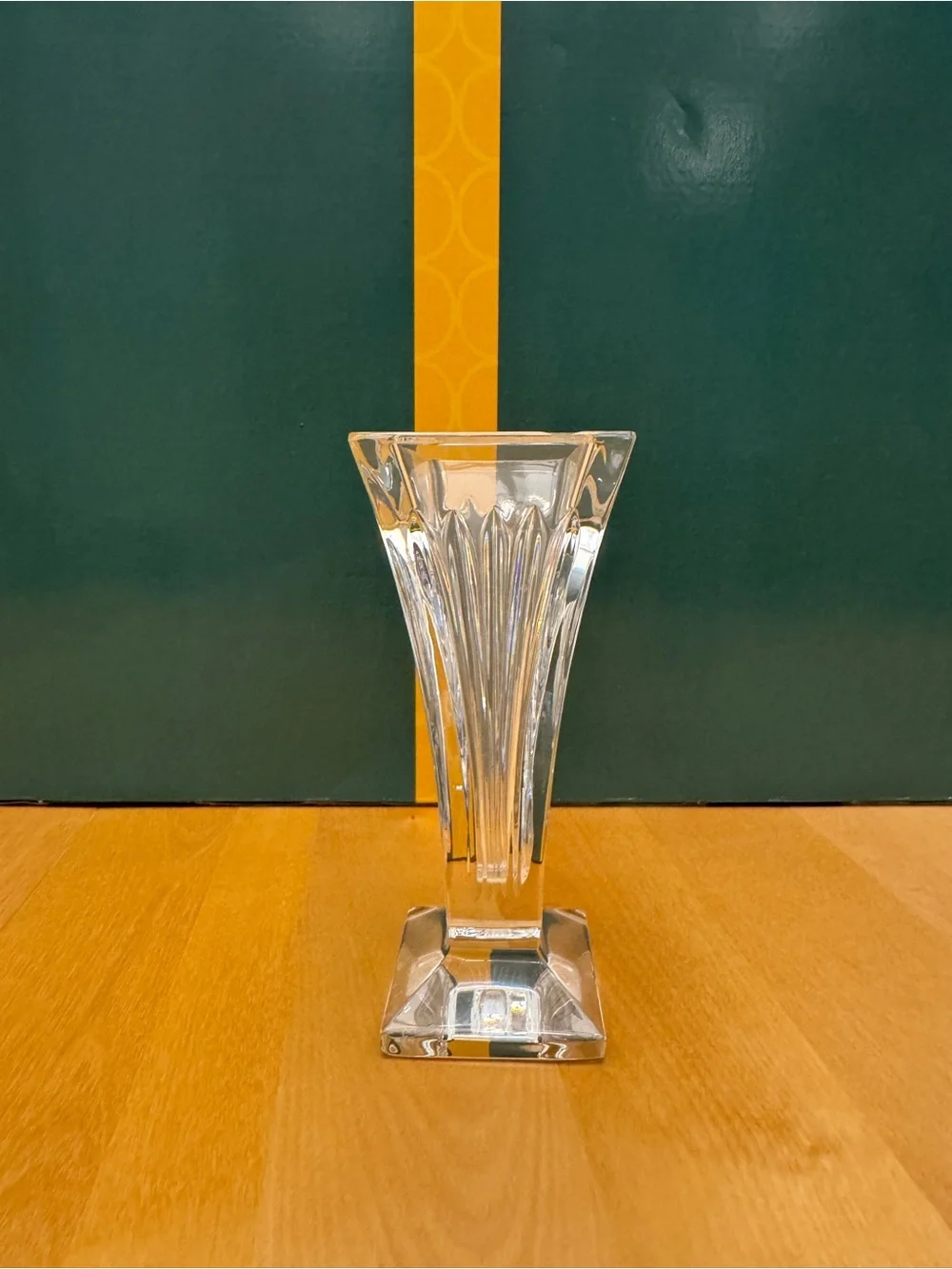 Waterford Crystal Clear Fluted Fan Vase